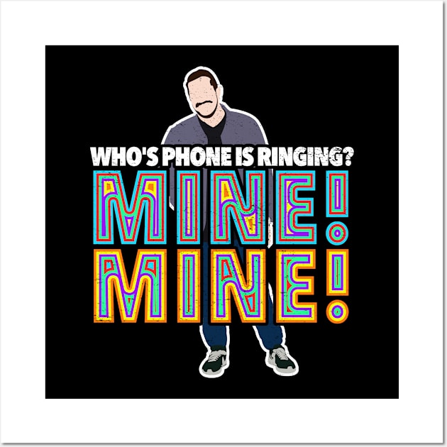 Who's Phone is Ringing - Sal Vulcano - Impractical Jokers Wall Art by LuisP96